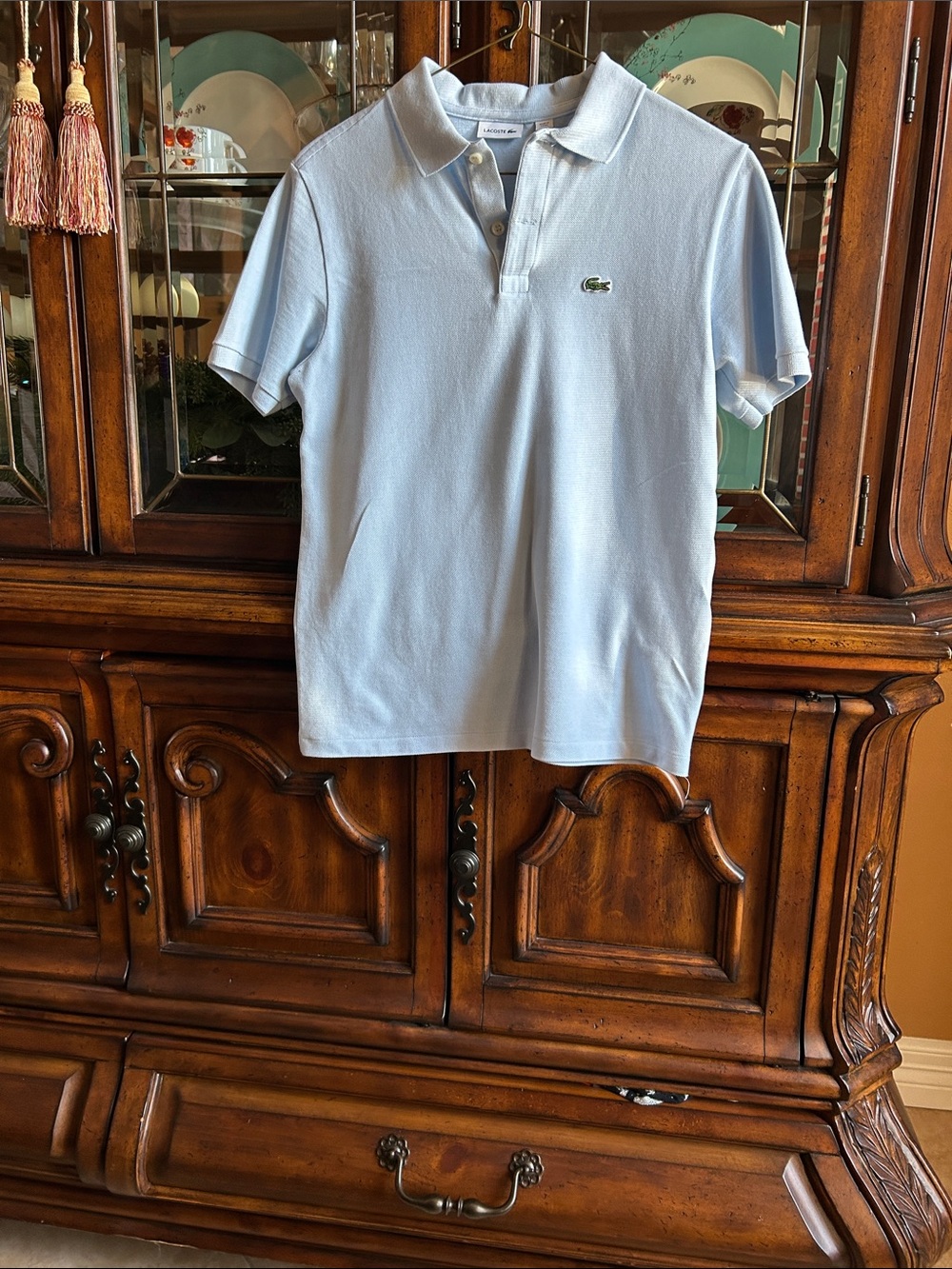 Lacoste Light Blue Short Sleeve Polo Shirt